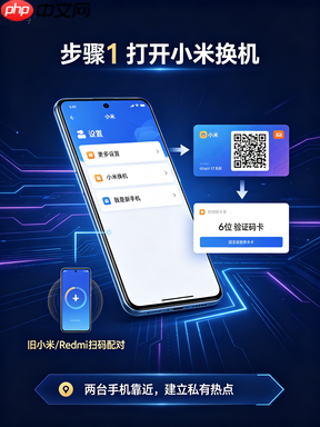 小米17换机数据迁移教程