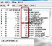 任务管理器查看进程句柄数