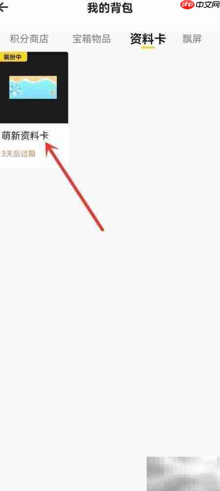 戏鲸资料卡取消装扮方法