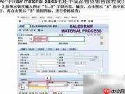 SAP毛坯半成品销售