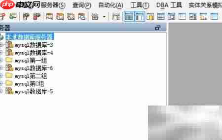 Aqua Data Studio删除服务器组