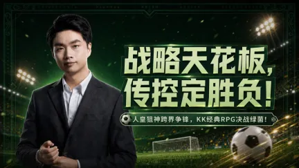 决战KK足球游戏世界杯!人皇VS Alex高燃引爆绿茵盛宴!