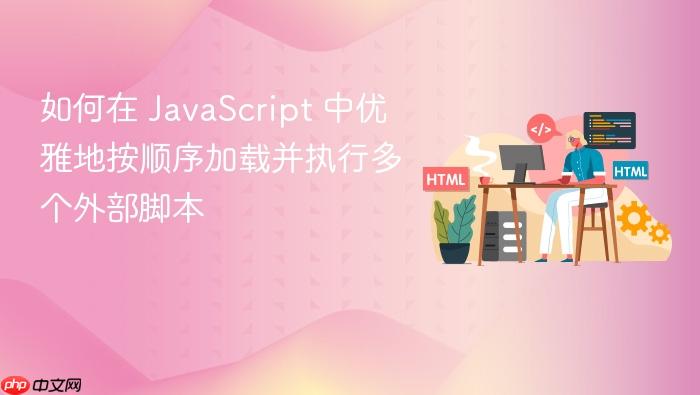 如何在 JavaScript 中优雅地按顺序加载并执行多个外部脚本