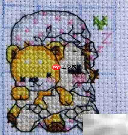 十字绣手机袋DIY制作
