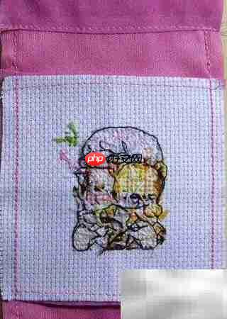 十字绣手机袋DIY制作