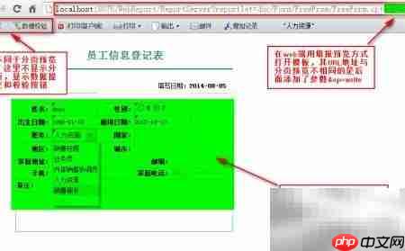 表单设计器填报预览显示方法