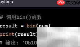 Python bin()函数用法解析