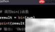 Python bin()函数用法解析
