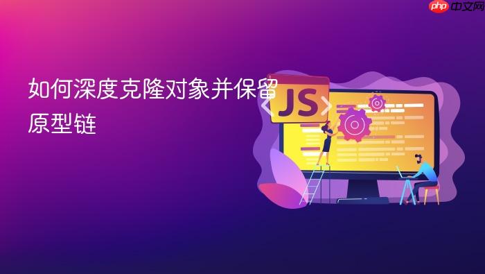 如何深度克隆对象并保留原型链