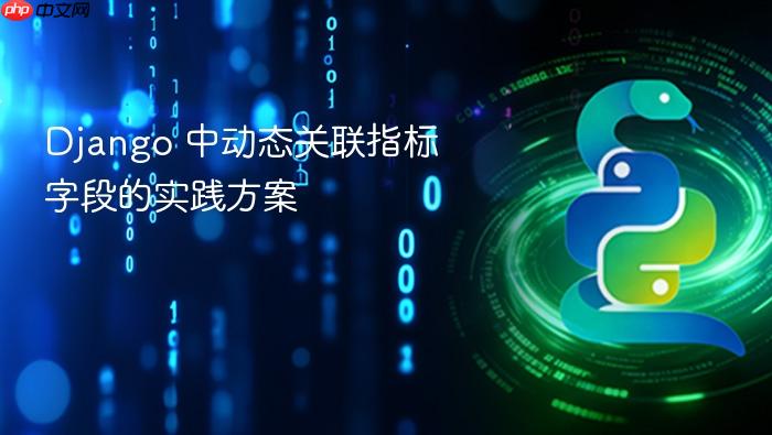 Django 中动态关联指标字段的实践方案
