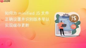如何为 minified JS 文件正确设置并识别版本号以实现缓存更新
