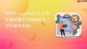 如何为 minified JS 文件正确设置并识别版本号(用于缓存失效)