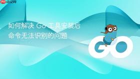 如何解决 Go 工具安装后命令无法识别的问题