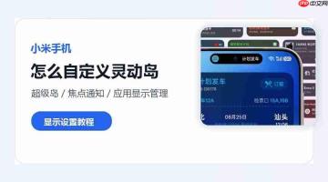 小米手机怎么自定义灵动岛显示内容和样式
