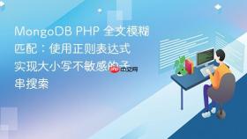 MongoDB PHP 全文模糊匹配:使用正则表达式实现大小写不敏感的子串搜索