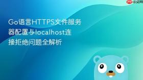 Go语言HTTPS文件服务器配置与localhost连接拒绝问题全解析