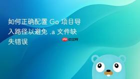 如何正确配置 Go 项目导入路径以避免 .a 文件缺失错误
