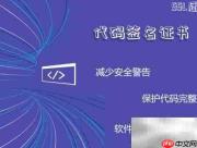 代码签名证书作用与分类
