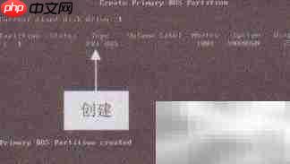 Fdisk创建主分区简明教程