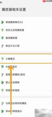 海阔视界小窗返回设置