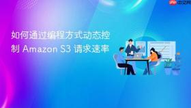 如何通过编程方式动态控制 Amazon S3 请求速率