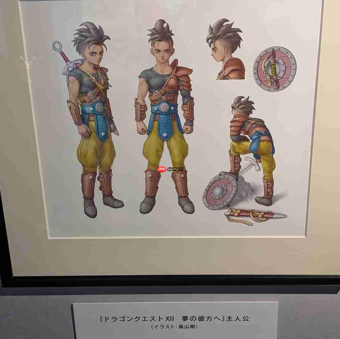 《勇者斗恶龙12》全新原画曝光 主角形象细节首度公开