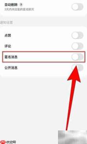 如何开启回音匿名消息功能