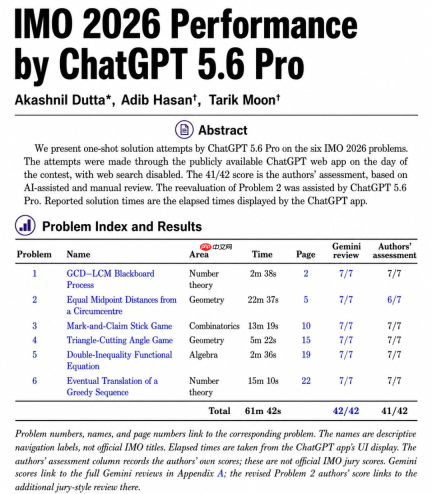 2026 IMO中国满分屠榜,上海中学横扫金牌,GPT-5.6再现AlphaGO时刻