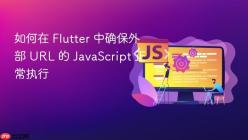 如何在 Flutter 中确保外部 URL 的 JavaScript 正常执行