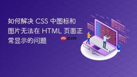 如何解决 CSS 中图标和图片无法在 HTML 页面正常显示的问题