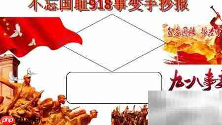 铭记九一八,勿忘国耻