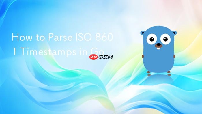 How to Parse ISO 8601 Timestamps in Go