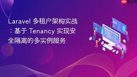 Laravel 多租户架构实战：基于 Tenancy 实现安全隔离的多实例服务
