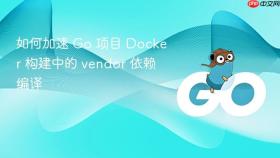 如何加速 Go 项目 Docker 构建中的 vendor 依赖编译
