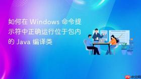 如何在 Windows 命令提示符中正确运行位于包内的 Java 编译类