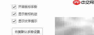 里讯浏览器鼠标手势设置方法