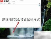 迅读PDF鼠标样式设置方法
