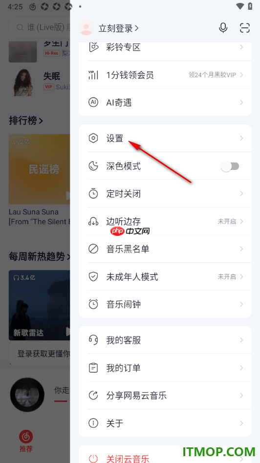 网易云音乐手机版设置启用蓝牙车载设备自动播放的方法