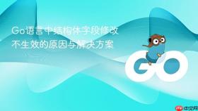 Go语言中结构体字段修改不生效的原因与解决方案