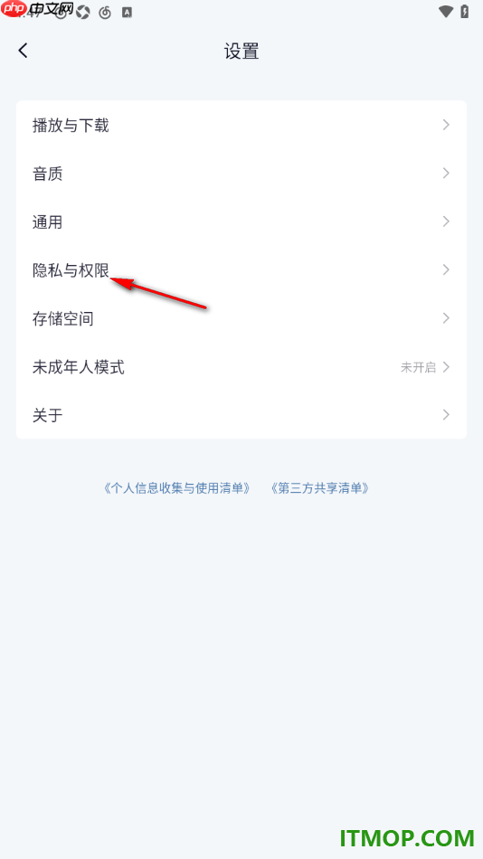网易云音乐手机版设置允许麦克风权限访问的方法