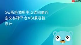 Go系统调用中r2返回值的含义与跨平台ABI兼容性设计