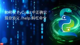如何在 PyCord 中正确实现自定义 /help 斜杠命令
