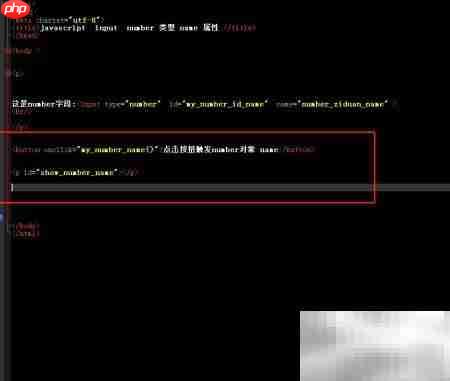 Number对象使用name属性方法