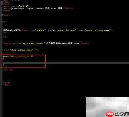 Number对象使用name属性方法