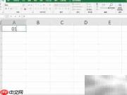 Excel2019输入01的方法