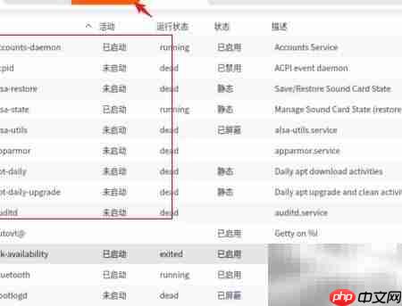UOS查看系统服务方法