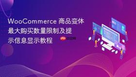 WooCommerce 商品变体最大购买数量限制及提示信息显示教程
