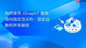 如何使用 JGraphT 查找指向指定顶点的、固定边数的所有路径
