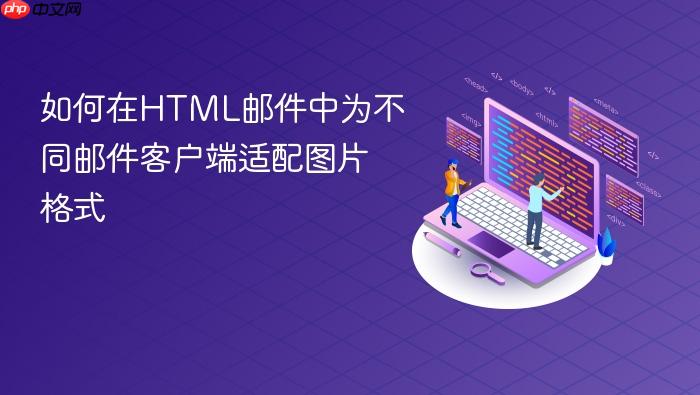 如何在HTML邮件中为不同邮件客户端适配图片格式