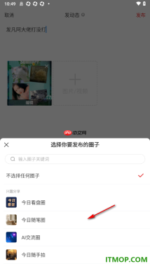网易新闻手机版设置发布动态到圈子的方法